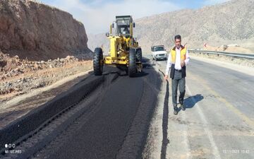 اصلاح نقاط حادثه خیز چرداول/ تحول در آسفالت جادهای شهرستان ومناطق روستایی