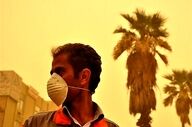 طوفان ۱۰۰ کیلومتری گرد و خاک سیستان را درنوردید؛ کاهش دید در زابل و زهک
