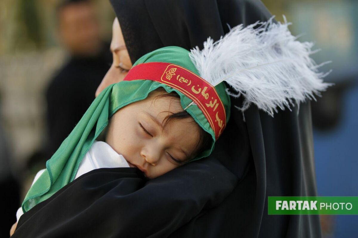 اختصاصی/ تصاویری دیدنی از تجمع بزرگ شیرخوارگان حسینی در مصلی امام خمینی تهران