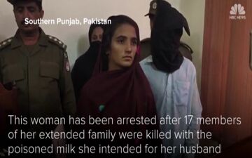 تازه‌عروس ۱۷ نفر را کشت