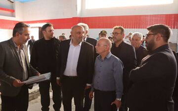 استخر کارگران لامرد بعد از ۱۵ سال در حال تکمیل است