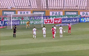 گل اول پرسپولیس به هوادار (گیورگی گولسیانی) + ویدئو