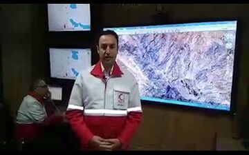 صحبت های مدیر مرکز کنترل و هماهنگی امدادونجات هلال‌احمر در خصوص اعزام امدادگران به محل سقوط هواپیمای ترکیه ای + فیلم