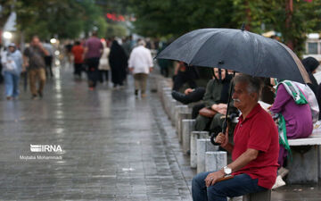 باران تابستانی در جنوب فارس خیابان‌ها را شست