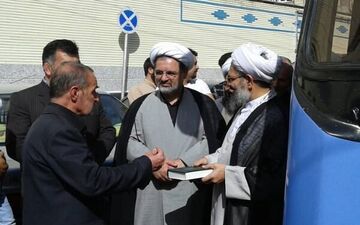 کاروان پیاده اربعین شهرستان اهر عازم کربلا شد