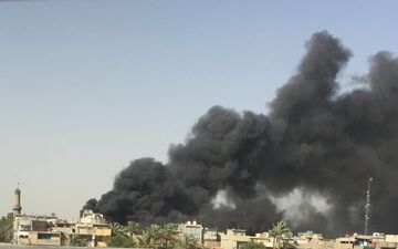  آتش سوزی در انبار محل نگهداری آرای انتخابات عراق