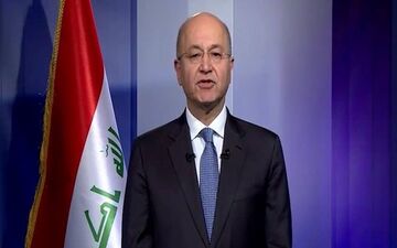 المیادین: رئیس جمهور عراق، تهدید به استعفا کرده است 