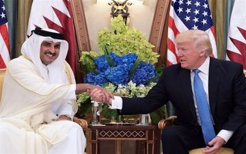امیر قطر ۱۸ تیر با ترامپ دیدار می‌کند
