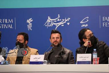 نشست خبری عوامل فیلم " برف آخر "-امین حیایی