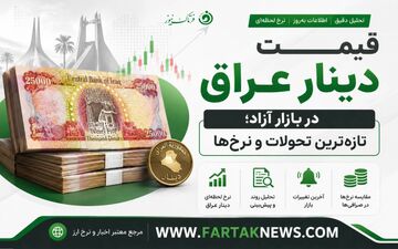 قیمت دینار عراق امروز دوشنبه ۲۵ خرداد ۱۴۰۵ 