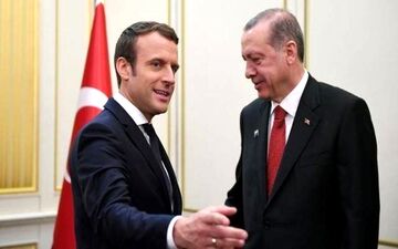 گفتگوی تلفنی اردوغان و ماکرون درباره سوریه و عراق