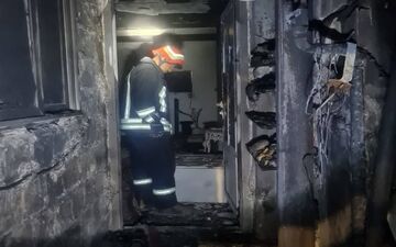 دو مصدوم در انفجار و آتش سوزی منزل مسکونی در محله باغ ابریشم کرمانشاه