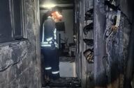 دو مصدوم در انفجار و آتش سوزی منزل مسکونی در محله باغ ابریشم کرمانشاه