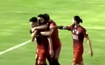 گل اول نساجی به آلومینیوم + ویدئو