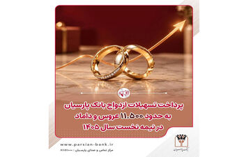 بانک پارسیان، تسهیلات ازدواج به ۱۱ هزار و ۵۰۰ زوج پرداخت کرد