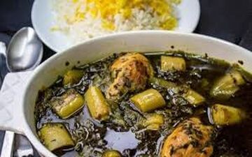غذاهای کردستان فوق العاده س| بیا طرز تهیه  خورش تره  رو اینجا یادت بدم!!!