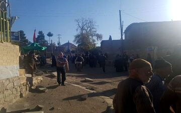برخورد کامیون با عزاداران حسینی 