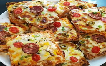 طرز تهیه پیتزا نان تست| بچه ها عاشقشن!