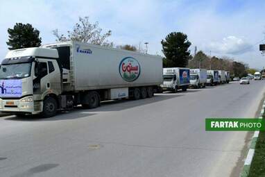 گزارش تصویری از کمک های پالایشگاه کرمانشاه به سیل زدگان لرستان