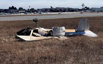 برخورد ۲ هواپیما در کالیفرنیا