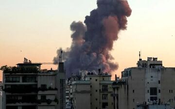 حجم خسارات و خرابی‌ها بر اثر حمله رژیم صهیونیستی به ضاحیه بیروت + ویدئو