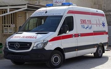 عجیب اما واقعی / بیمار از آمبولانس بیرون افتاد + فیلم