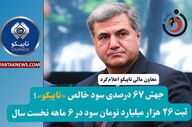 جهش ۶۷ درصدی سود خالص «تاپیکو»؛ ثبت ۲۶ هزار میلیارد تومان سود در ۶ ماهه نخست سال

