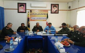 حضور فرمانده کل سپاه پاسداران در مناطق سیل‌زده استان گلستان