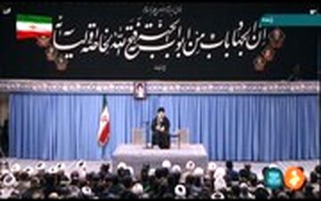 رهبر انقلاب : بحث انتقام بحث دیگری است حالا دیشب یک سیلی به این‌ها زده شد