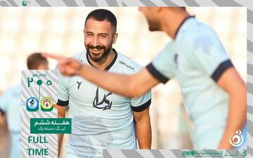 خلاصه بازی فجر سپاسی 0 - پیکان 2 + ویدئو