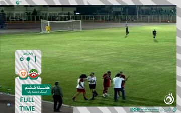 خلاصه بازی بعثت کرمانشاه 1 - مس کرمان 0 + ویدئو