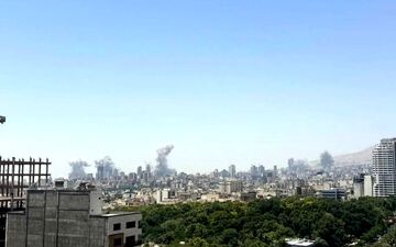 کیفیت هوای تهران در وضعیت زرد