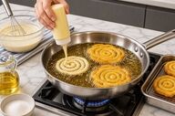 دستور تهیه زولبیا خانگی با نشاسته ذرت؛ آسان و لذیذ