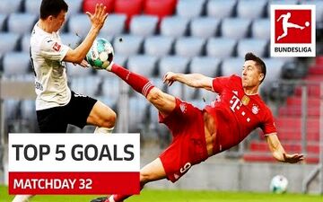 گل های برتر هفته 32 بوندسلیگا 2021 + فیلم