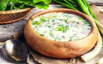 دستور پخت آش دوغ مجلسی برای ۱۰ نفر | فیلم مرحله به مرحله