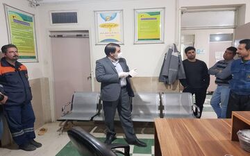 بازدید سرزده مدیرعامل شرکت توزیع برق استان کرمانشاه از واحدهای عملیاتی و کشیک برق