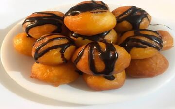 طرز تهیه پیراشکی شکلاتی لقمه ای 