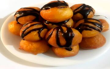 طرز تهیه پیراشکی شکلاتی لقمه ای 