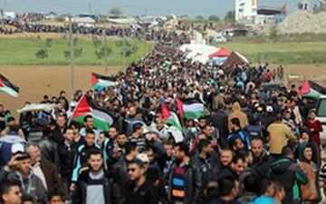 بررسی ابعاد و پیام‌های راهپیمایی بزرگ بازگشت فلسطینیان در نوار غزه