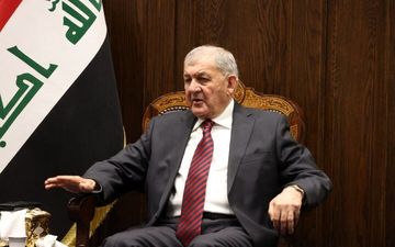 
پیام ترامپ خطاب به رئیس جمهور عراق

