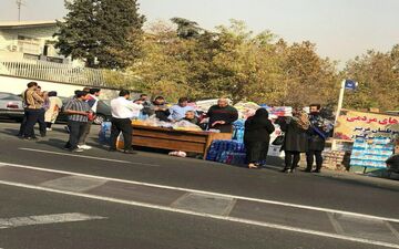 جواد رضویان و جواد خیابانی در حال جمع آوری کمک + عکس