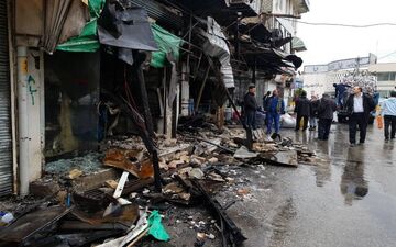 10 باب مغازه در چالوس طعمه حریق شد