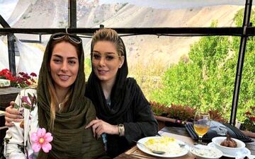 ناهار لاکچری سحر قریشی و سمانه پاکدل! + عکس