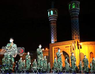  مراسم شب بیست و سوم ماه مبارک رمضان در دانشگاه افسری امام علی 