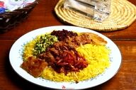 قیمه نثار قزوین؛ غذای مجلسی با شکوهی از عطر و رنگ+ مواد اولیه و طرزتهیه