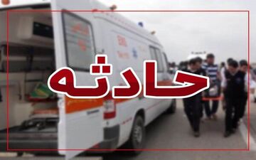 مصدومیت ۱۱ نفر بر اثر برخورد مینی بوس و تریلی در حسن رود انزلی