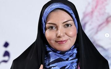 تصویری غمناک از تولد آزاده نامداری بر سر مزارش