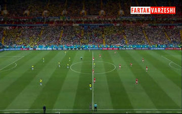 خلاصه بازی برزیل 1 - 1 سوئیس+ فیلم 