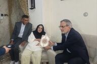 دیدار جابری‌انصاری با خانواده محمود صارمی در بروجرد