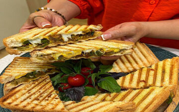 تست بادمجان و قارچ؛ یک غذای ساده و فوری بدون گوشت و مرغ!
